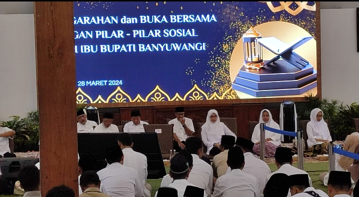 484 Pilar Pilar Sosial Buka Bersama Bupati Banyuwangi