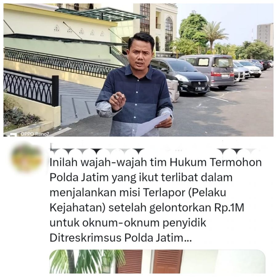 AMI Datangi Ditreskrimsus Polda Jawa Timur Untuk Mengadukan Oknum JS