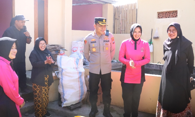 Bank Sampah Bhayangkari Polresta Banyuwangi  Resmi Berdiri,  Perkuat Gerakan Hijau
