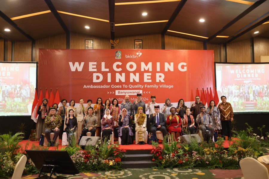 Banyuwangi Tuan Rumah Ambassador Goes to Kampung KB,Dihadiri 17 Delegasi Negara