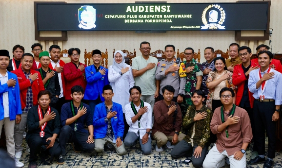 Bersama Jaga Banyuwangi, Aliansi Mahasiswa Cipayung Plus Pilih Jalur Dialog