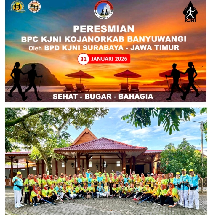 BPC KOJANORDIK Banyuwangi Resmi Dikukuhkan, Jalan Nordik Kian Diminati