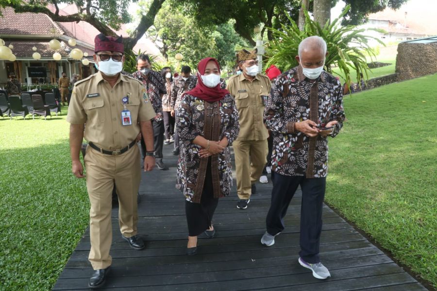 Bupati Sleman Kustini Sri Purnomo Pelajari Strategi City Branding Banyuwangi