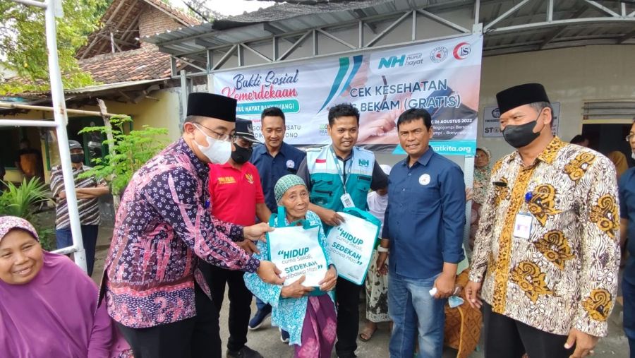 Camat Rogojampi Apresiasi Kegiatan Baksos yang di Selanggarakan diKantor FRB
