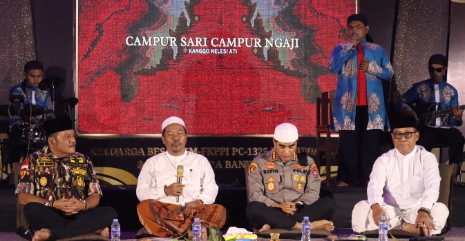 Campur Sari Campur Ngaji Jadi Model Konsolidasi Kebangsaan GM FKPPI di Banyuwangi