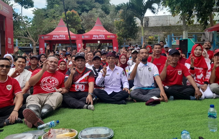 Dalam Rangka HUT RI ke- 80 Dinas Pengairan Banyuwangi Gelar Rijig-Rijig Dam Concrong 