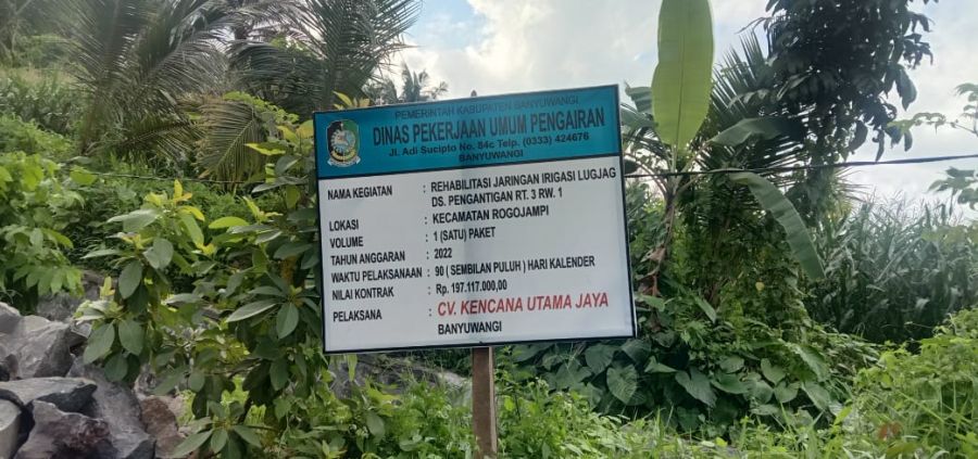 Diduga Adanya Kongkalikong, Beberapa Proyek Dinas Pengairan Amburadul