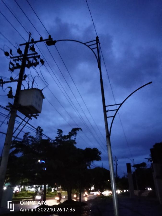 Diduga Lampu Sengaja Dimatikan, Masyarakat Siap Pasang Obor Disepanjang RTH Menuju Pemda