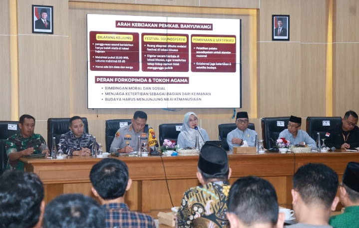 Forkopimda Banyuwangi Terbitkan Kesepakatan Atur Karnaval Hingga Sound Horeg