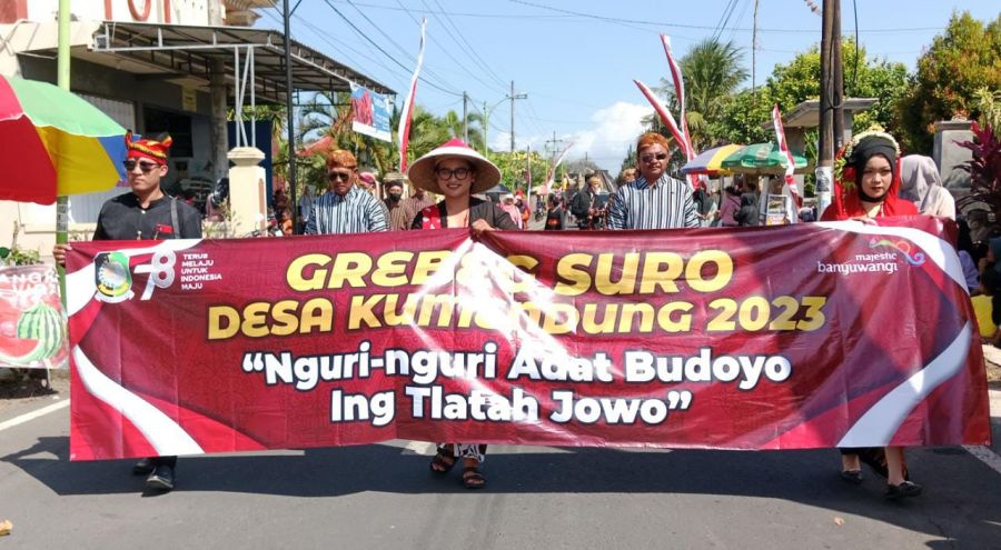 Grebeg Suro Desa Kumendung, Bertema Nusantara Bersatu Ribuan Mata Menjadi Saksi