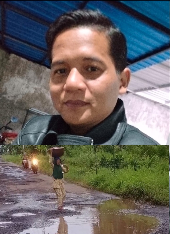 Imam Fawaid Kordinator Investigasi Formasi, Soroti Jalan Rusak di Desa Gombolirang Banyuwangi 