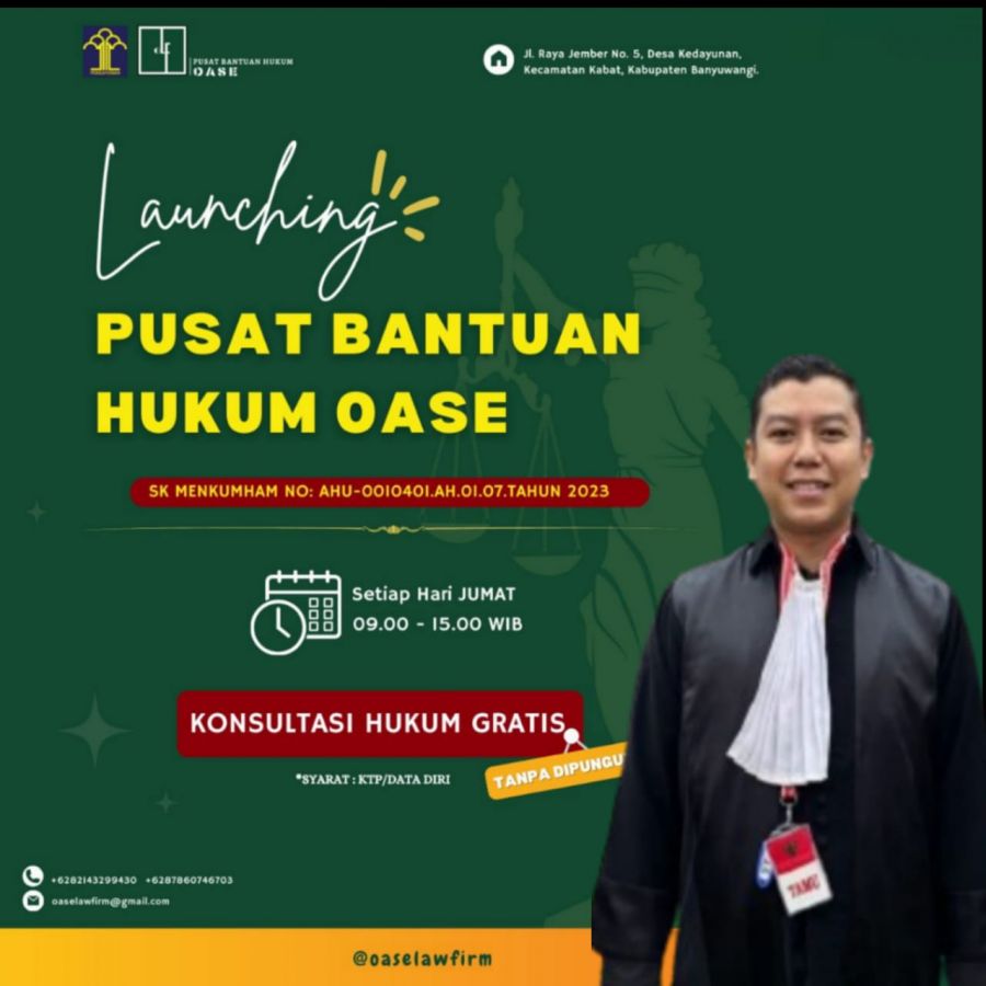 Jumat Berkah Oase Law Firm, Berikan Konsultasi Hukum Gratis