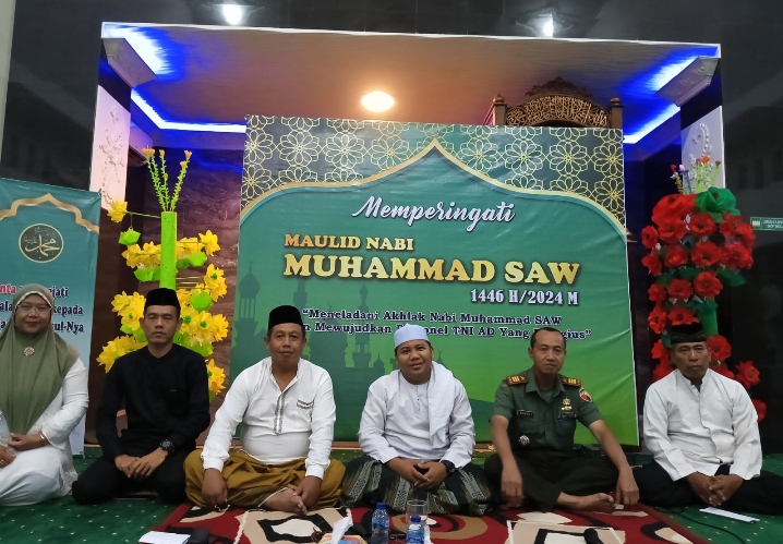 Kodim 0825/Banyuwangi Gelar Peringatan Maulid Nabi Muhammad SAW TH 1446 H/2024 M