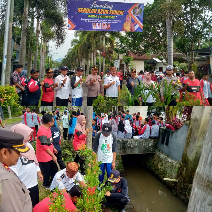 Launching Sekolah Asuh Sungai SMPN 3 Genteng, Wulan: Anak-anakku Hebat, Anak-anakku Yang Luar Biasa