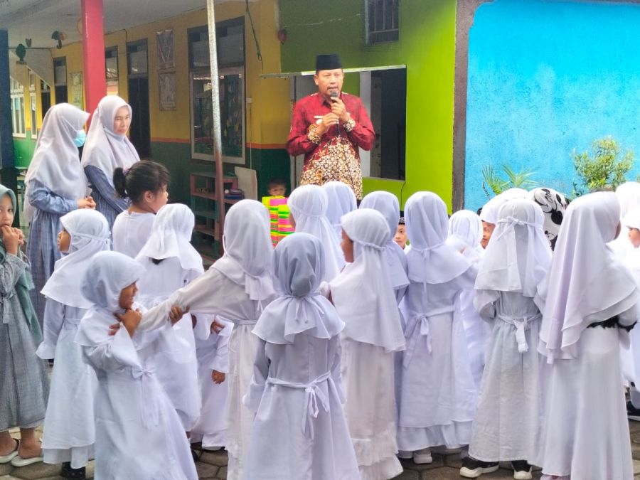 Peringati Bulan Muharram, TK RA Perwanida Giat Santunan Anak Yatim dan Doa Bersama