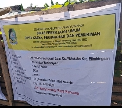 Pekerjaan Pavingisasi di Desa Watukebo Terkesan Asal-asalan,Ketua LSM Formasi,Yang Penting Ada Hasil