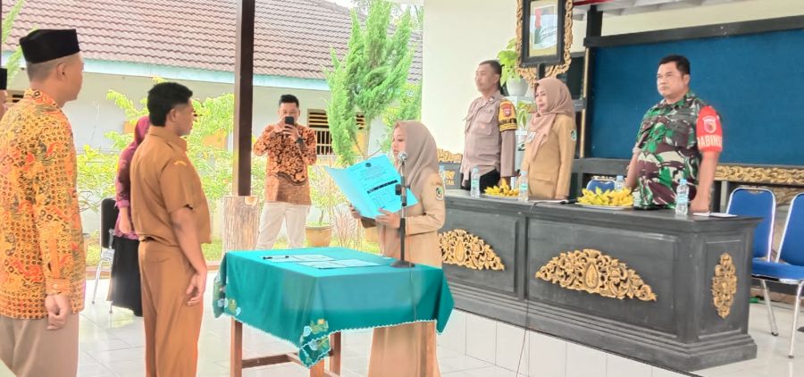 Pelantikan Kadus Sumberjo Desa Parijatah Wetan, Kades Ucapkan Selamat Menjalankan Amanah Baru