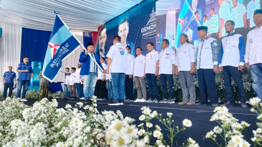 Pelantikan Pengurus Serta Kader Demokrat dan Acara HUT Partai Demokrat yang Ke-22