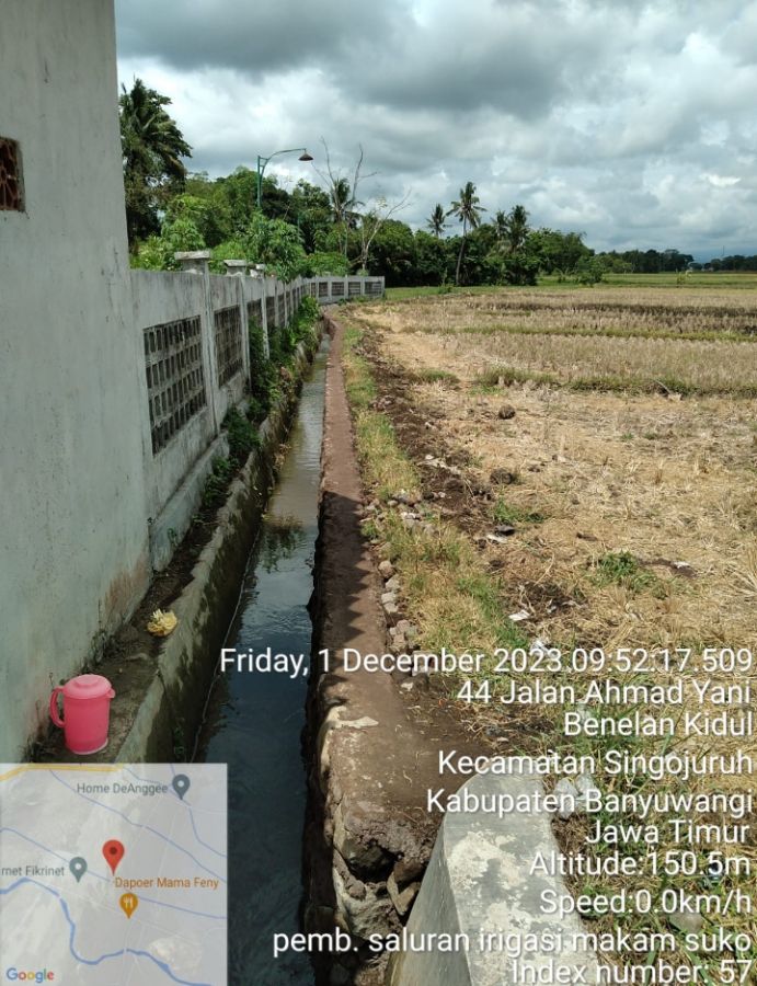Pemdes BenelanKidul Gencar Lakukan Pembangunan Saluran Irigasi, Agar Bermanfaat Untuk Pertanian