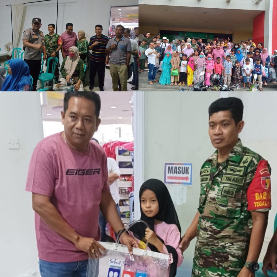 Pemdes Tegalharjo Berikan Santunan Anak Yatim di KDS Mall