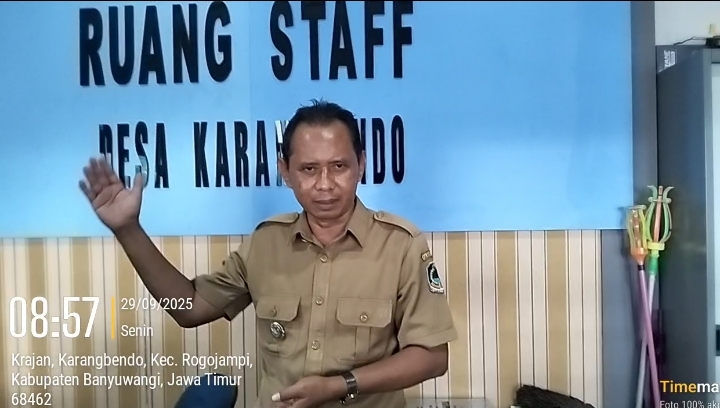 Penambangan di Dusun Pancoran Rogojampi Banyuwangi Mendapat Tanggapan Kepala Desa Karangbendo