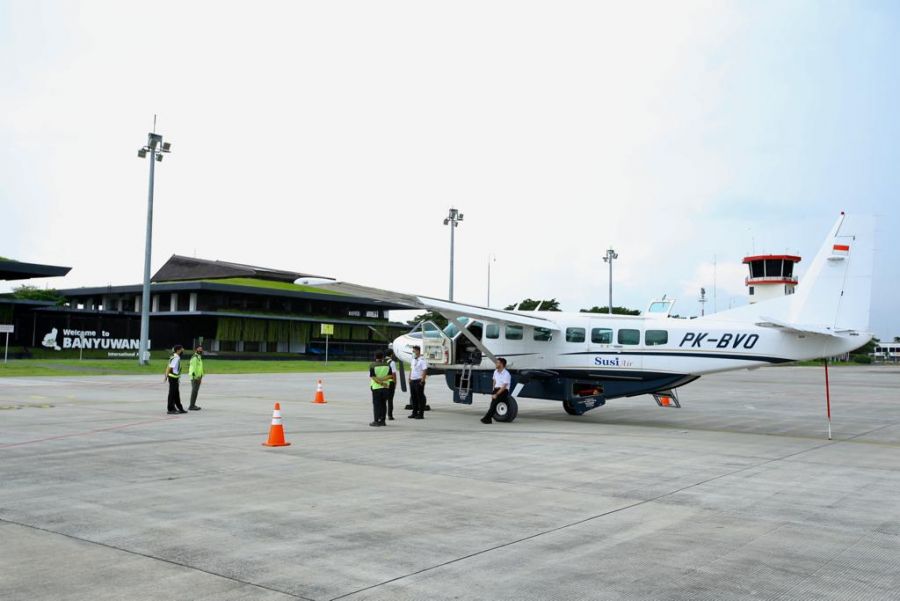 Penerbangan Banyuwangi - Sumenep Resmi Dibuka