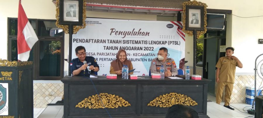 Penyuluhan Program PTSL di Desa Prijatah Wetan Kecamatan Srono