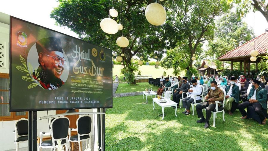 Peringati Haul ke-12 KH. Abdurrahman Wahid alias Gus Dur Digelar di Pendopo