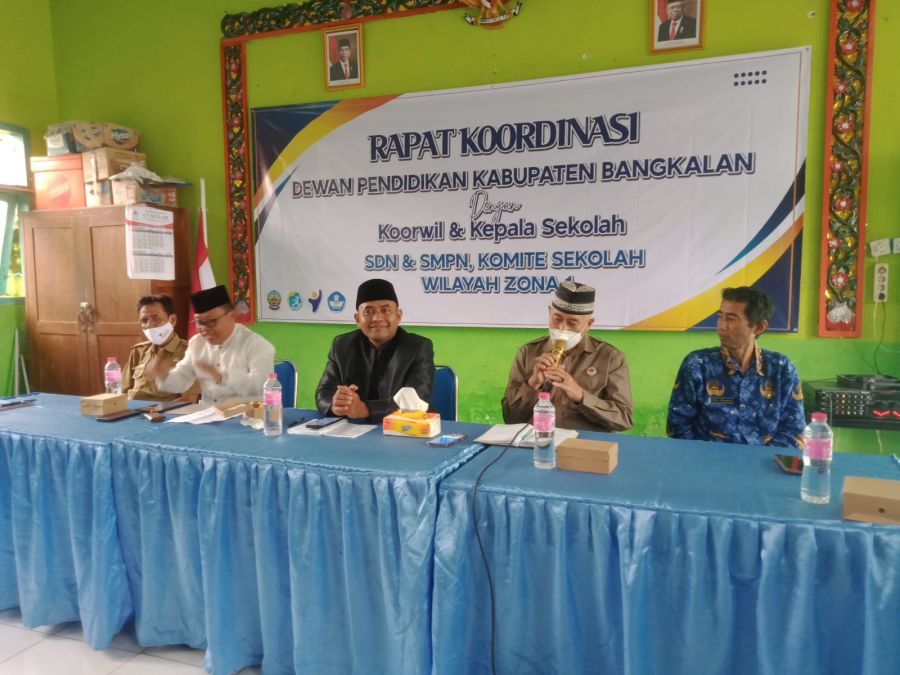 Pertemuan Dewan Pendidikan, Korwil, Kepsek, Komite Sekolah di Wilayah Zona 1