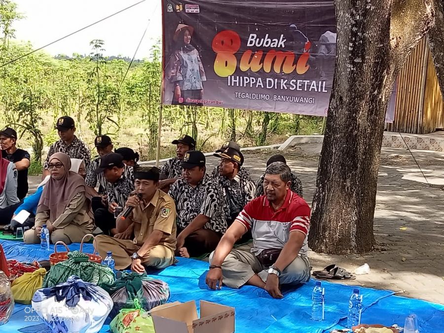 Petani Tegaldlimo Gelar Tradisi Bubak Bumi Masuk Musim Tanam 