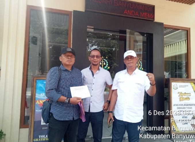 Proyek APBD Tahun 2022 Dilaporkan Kekejaksaan Negeri Banyuwangi Oleh Forum Rogojampi Bersatu
