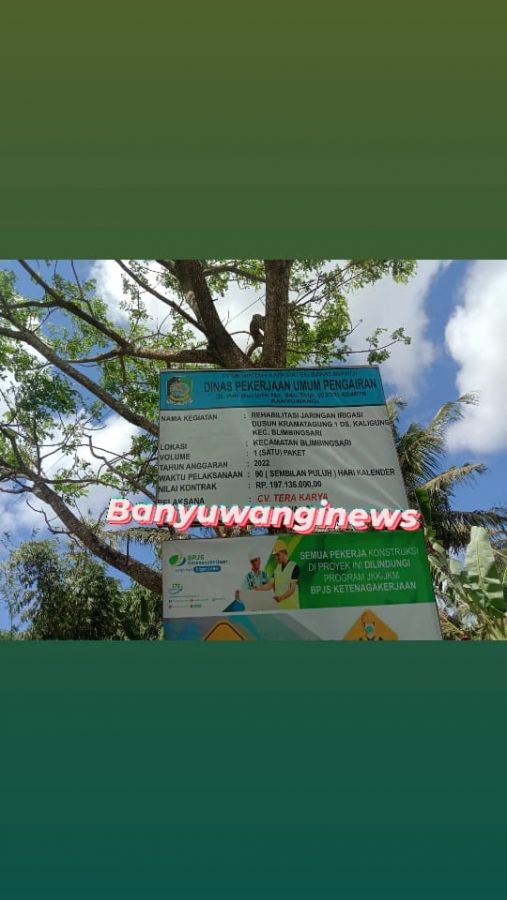 Rehabilitasi Jaringan Irigasi Terkesan Asal Jadi, Diduga Dinas Terkait Tidak Respon Pemberitaan