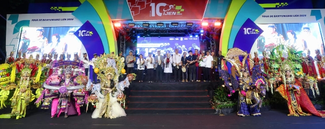 Resmi Dimulai, Tour de Banyuwangi Ijen 2025 Diramaikan Para Juara Nasional Masing-Masing Negara
