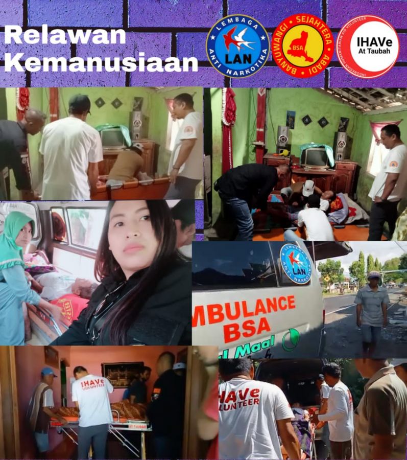 Sinergitas Relawan Kemanusiaan LAN, BSA dan IHaVe At-Taubah. Aksi Nyata tanpa Retorika