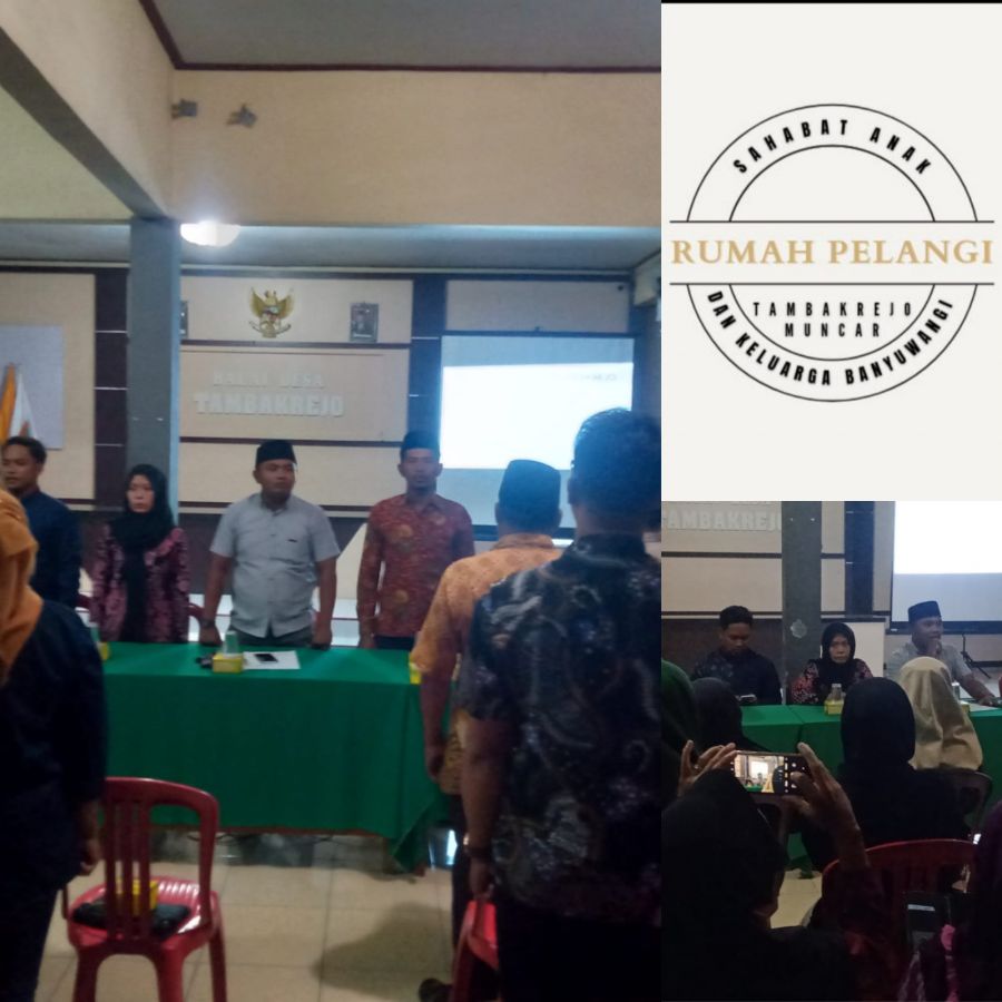 Pemdes Tambakrejo Sosialisasi dan Launching Rumah Pelangi di Desa Tambakrejo