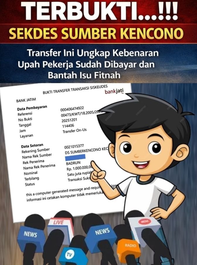 TERBUKTI!!!! SEKDES SUMBER KENCONO