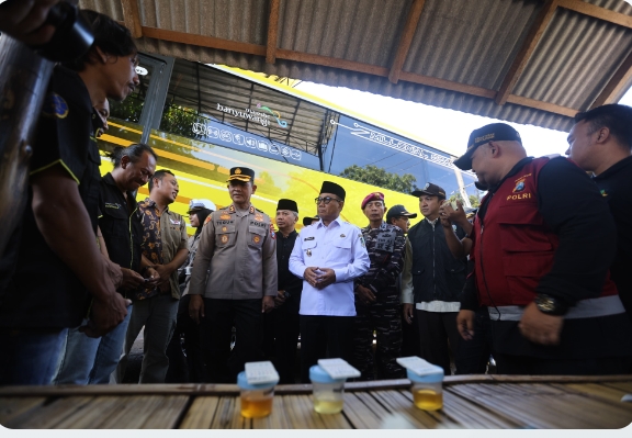 Wakil Bupati Banyuwangi Memastikan Seluruh Kendaraan Untuk Angkutan Lebaran Dalam Kondisi Laik Jalan