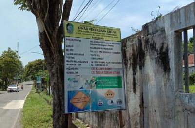 Proyek Pelebaran Jalan di Blimbingsari, Ketua Pecari Jangan Sampai Merugikan Keuangan Negara